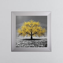 Load image into Gallery viewer, Yellow Cherry Tree Framed Wall Art