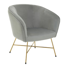 Load image into Gallery viewer, Stockholm Grey Chair With Metal Frame
