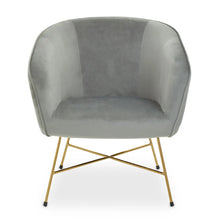 Load image into Gallery viewer, Stockholm Grey Chair With Metal Frame
