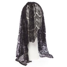 Load image into Gallery viewer, Black Veil Headpiece - 41cm

