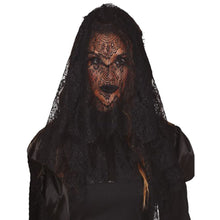 Load image into Gallery viewer, Black Veil Headpiece - 41cm
