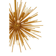 Load image into Gallery viewer, Spike Brass Finish Metal Pendant Light
