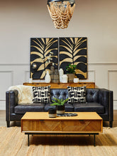 Load image into Gallery viewer, Lapiz Wood Bead Chandelier
