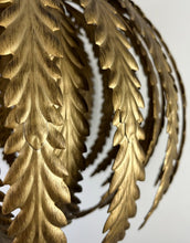 Load image into Gallery viewer, Gold Tropical Floral Ceiling Pendant
