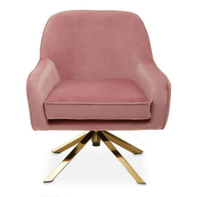 Load image into Gallery viewer, Avery Pink Velvet Chair
