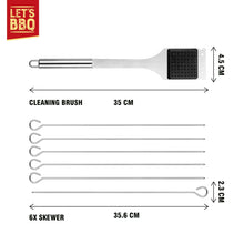 Load image into Gallery viewer, BBQ Tool Set 12 piece Stainless Steel Utensils Barbecue Outdoor Grilling

