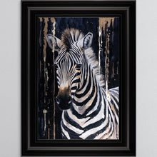 Load image into Gallery viewer, Ziggy Zebra Framed Wall Art
