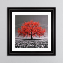 Load image into Gallery viewer, Red Cherry Tree Framed Wall Art
