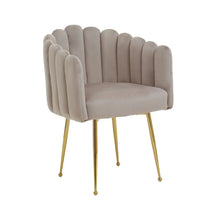 Load image into Gallery viewer, Bari Mink Velvet Dining Chair
