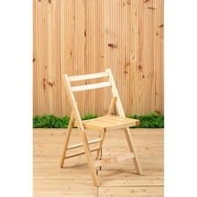 Load image into Gallery viewer, Beauport Natural Finish Folding Chair
