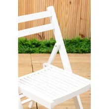Load image into Gallery viewer, Beauport White Wood Folding Chair
