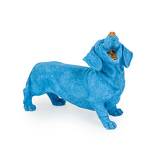 Load image into Gallery viewer, Blue Laughing Dachshund Figure
