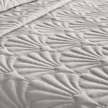 Load image into Gallery viewer, Textured fabric with wavy pattern in gray tones

