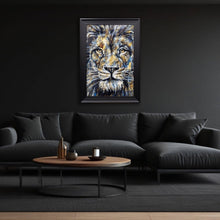 Load image into Gallery viewer, Close Up Of A Lion Framed Wall Art
