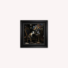 Load image into Gallery viewer, Curiosity Badger at the Stately Home Framed Wall Art
