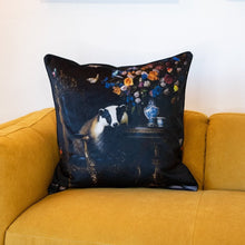 Load image into Gallery viewer, Curiosity Badger at the Stately Home Framed Wall Art
