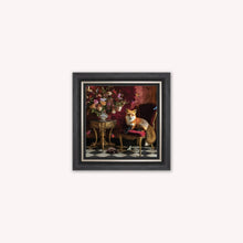 Load image into Gallery viewer, Curiosity Fox at the Stately Home Framed Wall Art

