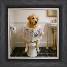 Load image into Gallery viewer, Dog on the Bog - Golden Retriever Framed Wall Art
