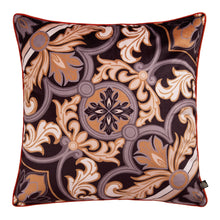 Load image into Gallery viewer, Decorative pillow with intricate floral pattern on a white background
