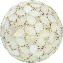 Load image into Gallery viewer, Decorative spherical object with a patterned surface on a white background
