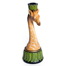 Load image into Gallery viewer, Glazed Giraffe Candlestick
