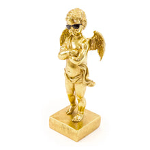 Load image into Gallery viewer, Gold "Too Cool" Cherub Figure On Base
