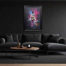 Load image into Gallery viewer, Graffiti La Danseuse et le Nounours Framed Wall Art
