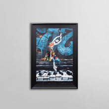 Load image into Gallery viewer, Graffiti La Danseuse sur le Piano Framed Wall Art
