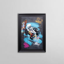 Load image into Gallery viewer, Graffiti Les Amoureux Framed Wall Art 
