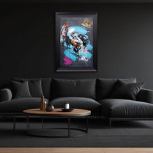 Load image into Gallery viewer, Graffiti Les Amoureux Framed Wall Art 
