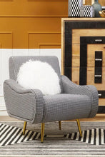 Load image into Gallery viewer, Holli Black And White Checked Armchair
