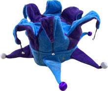 Load image into Gallery viewer, Blue and purple plush toy with multiple arms on a white background
