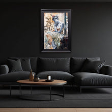 Load image into Gallery viewer,  La Femme et L’Oiseau Framed Wall Art 
