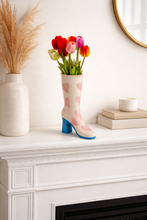 Load image into Gallery viewer, Large Hearts Heeled-Boot Ceramic Vase
