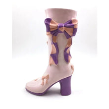 Load image into Gallery viewer, Large Ribbon Bow Heeled-Boot Ceramic Vase
