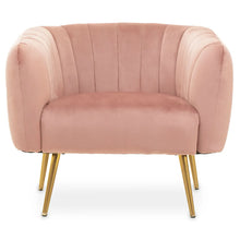 Load image into Gallery viewer, Larissa Pink Velvet Chair

