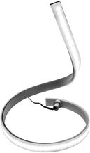Load image into Gallery viewer, Curved metal lamp on a white background
