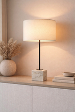 Load image into Gallery viewer, Murdoch Table Lamp with Marble Base
