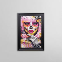 Load image into Gallery viewer, Orea Pink Framed Wall Art 
