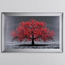 Load image into Gallery viewer, Red Cherry Tree Framed Wall Art
