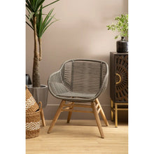 Load image into Gallery viewer, Sisal Grey Rope Armchair

