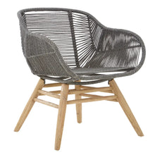 Load image into Gallery viewer, Sisal Grey Rope Armchair
