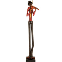 Load image into Gallery viewer, Statue of a person playing a violin on a white background
