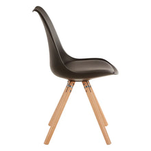 Load image into Gallery viewer, Stockholm Black Plastic Retro Chair

