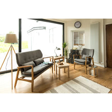 Load image into Gallery viewer, Stockholm Grey Chair With Birchwood Frame
