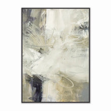 Load image into Gallery viewer, Abstract art painting with a black frame on a white background

