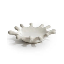 Load image into Gallery viewer, White Ceramic Round Splash Bowl
