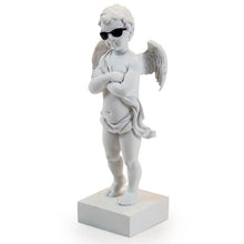 Load image into Gallery viewer, White "Too Cool" Cherub Figure On Base
