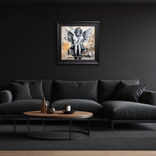 Load image into Gallery viewer, L'ange et L'oiseau Framed Wall Art
