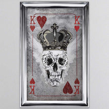 Load image into Gallery viewer, King Of Hearts Playing Card Framed Wall Art
